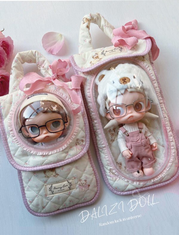 “The Classic Pink Puppy”Artisan Soft Toast Carrier