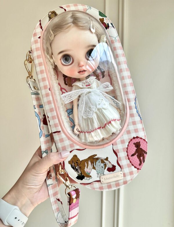 "The Girl & Her Bear"Artisan Bubble Carrier