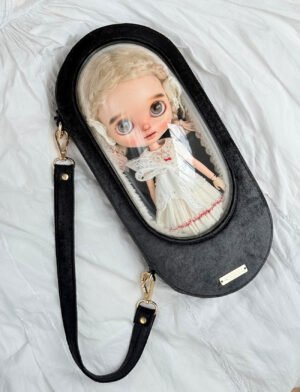 1 “Classic Black Velour Dark Lolita”Bubble Carrier