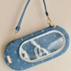 1 "Denim Butterfly" Artisan Bubble Carrier