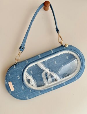 1 "Denim Butterfly" Artisan Bubble Carrier