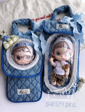1 "The Quilted Pattern Denim“Artisan Soft Toast Carrier