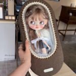 1 Artisan Mocha Woolen Bubble Carrier with Hand