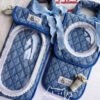 2-1 "The Quilted Pattern Denim“Artisan Soft Toast Carrier
