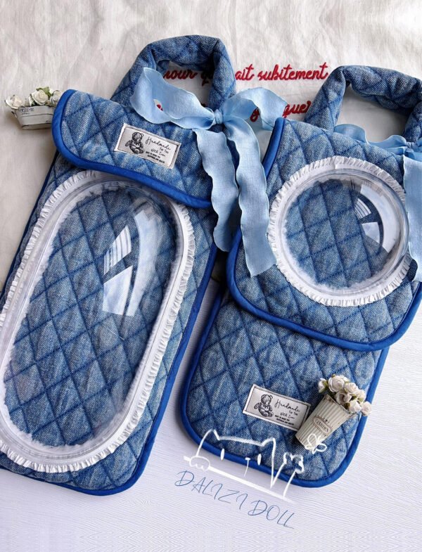 2-1 "The Quilted Pattern Denim“Artisan Soft Toast Carrier