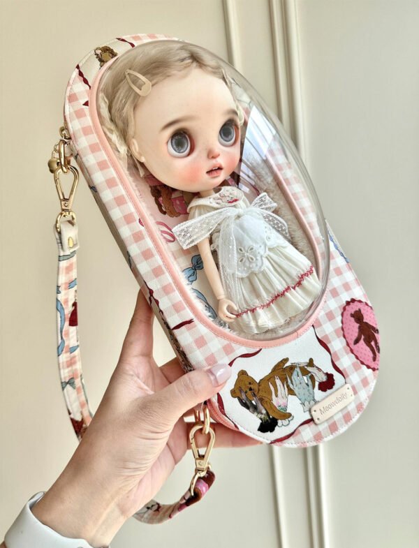 "The Girl & Her Bear"Artisan Bubble Carrier