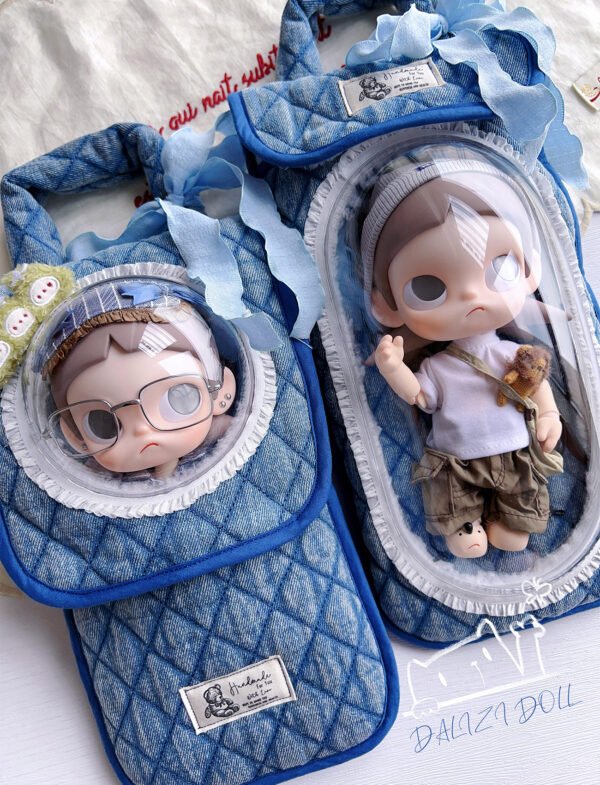 3-1 "The Quilted Pattern Denim“Artisan Soft Toast Carrier