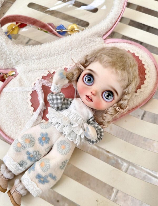 3 Classic Pink Shimmering Velvet Artisan Bubble Carrier