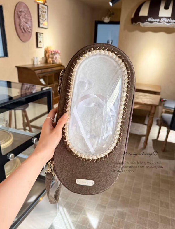 Artisan Mocha Woolen Bubble Carrier with Hand