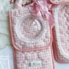 4-1 "The Pink Gingham Picnic" Artisan Soft Toast Carrier