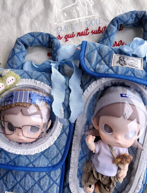 4-1 "The Quilted Pattern Denim“Artisan Soft Toast Carrier