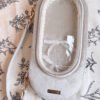 Classic Silver Shimmering Velvet Bubble Carrier