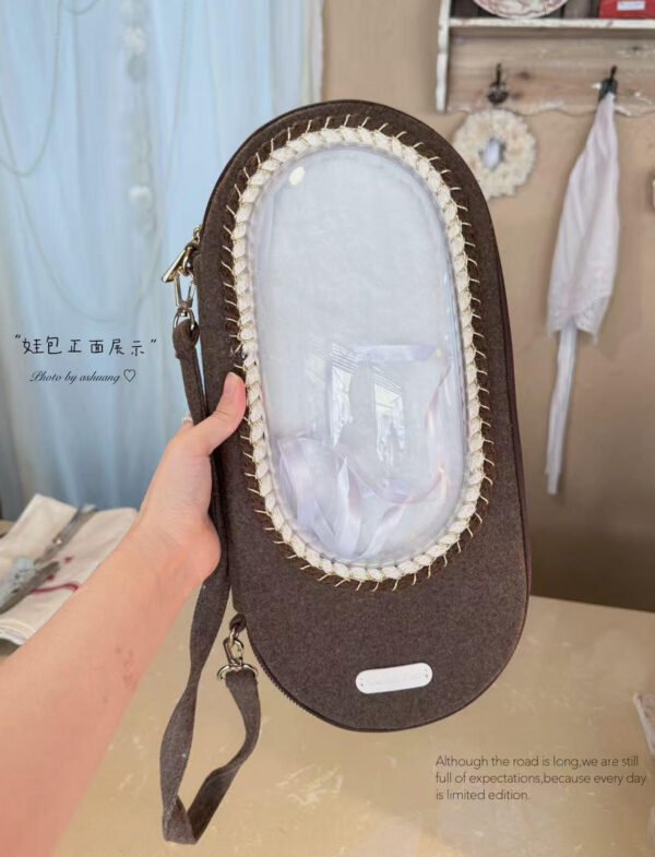 Artisan Mocha Woolen Bubble Carrier with Hand