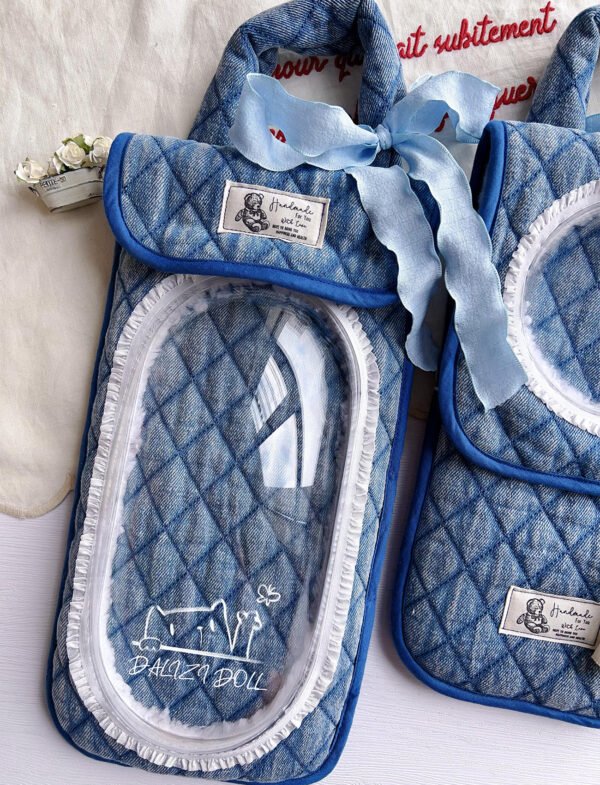5-1 "The Quilted Pattern Denim“Artisan Soft Toast Carrier