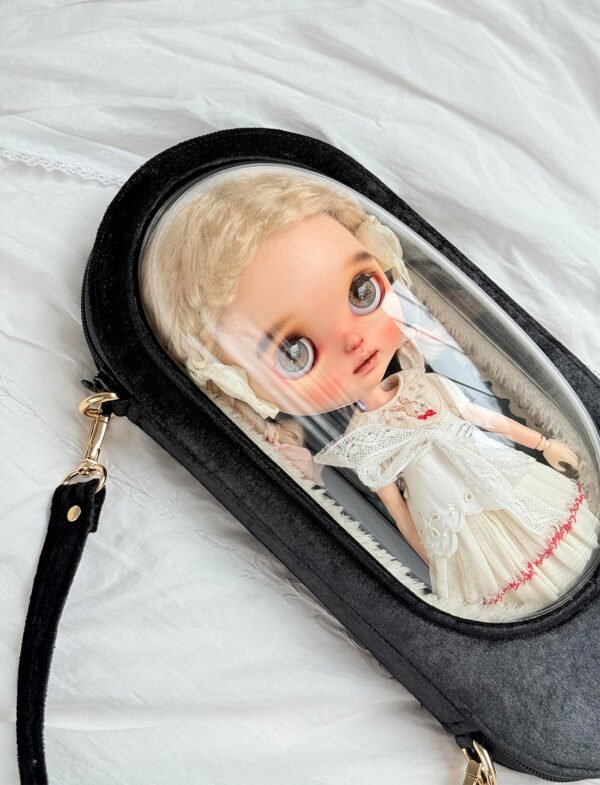 5 “Classic Black Velour Dark Lolita”Bubble Carrier