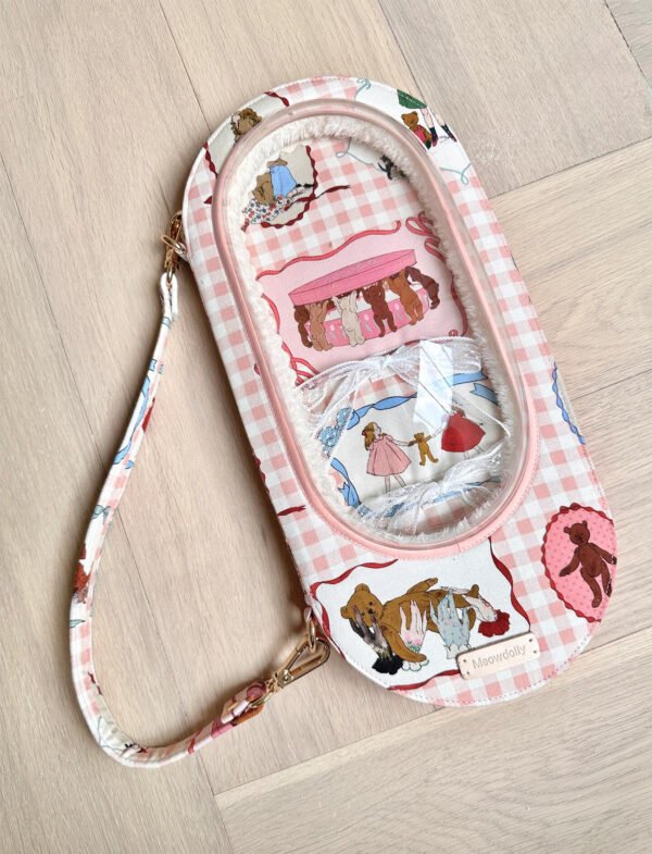 "The Girl & Her Bear"Artisan Bubble Carrier