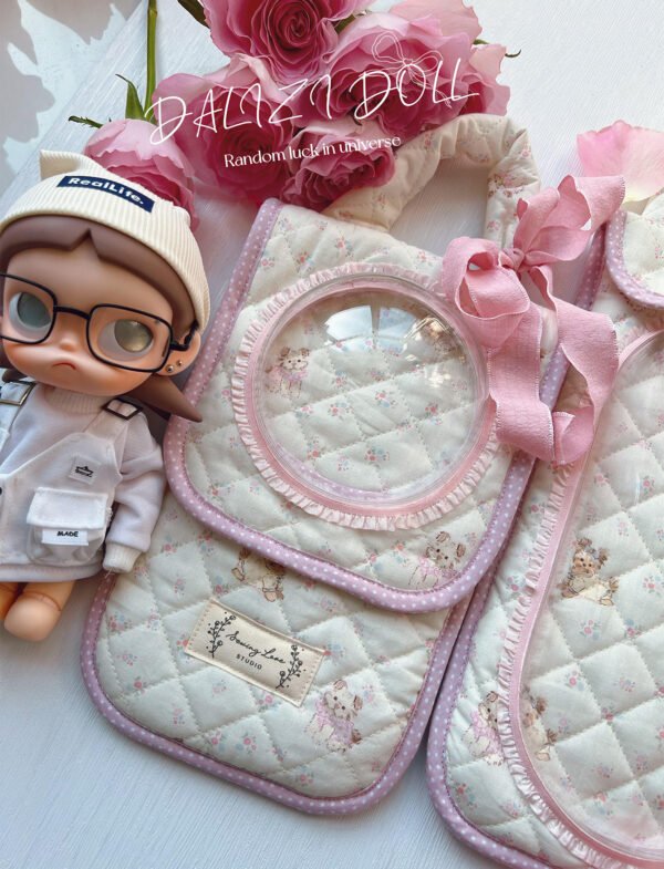 “The Classic Pink Puppy”Artisan Soft Toast Carrier