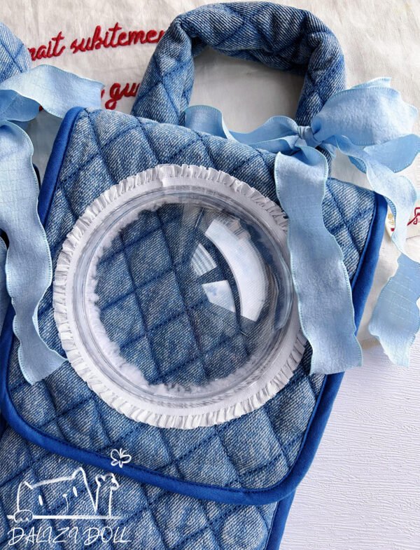 6-1 "The Quilted Pattern Denim“Artisan Soft Toast Carrier