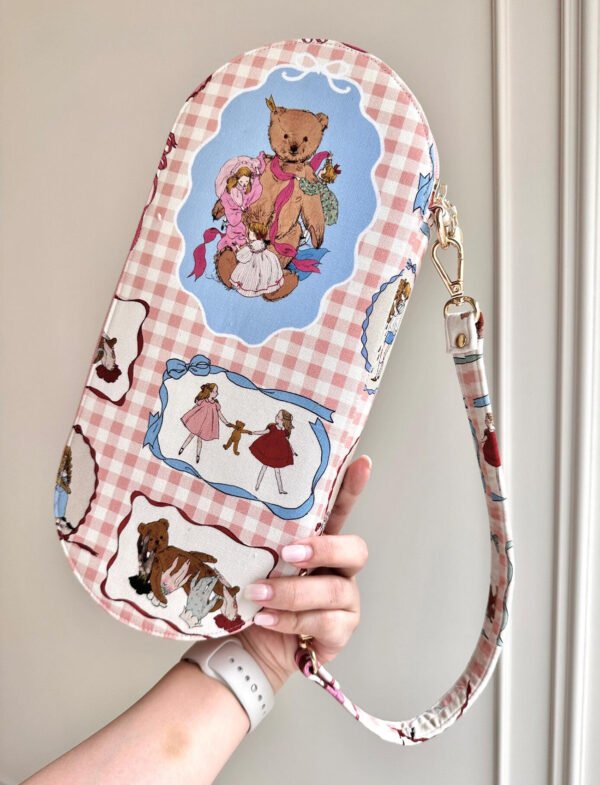 "The Girl & Her Bear"Artisan Bubble Carrier