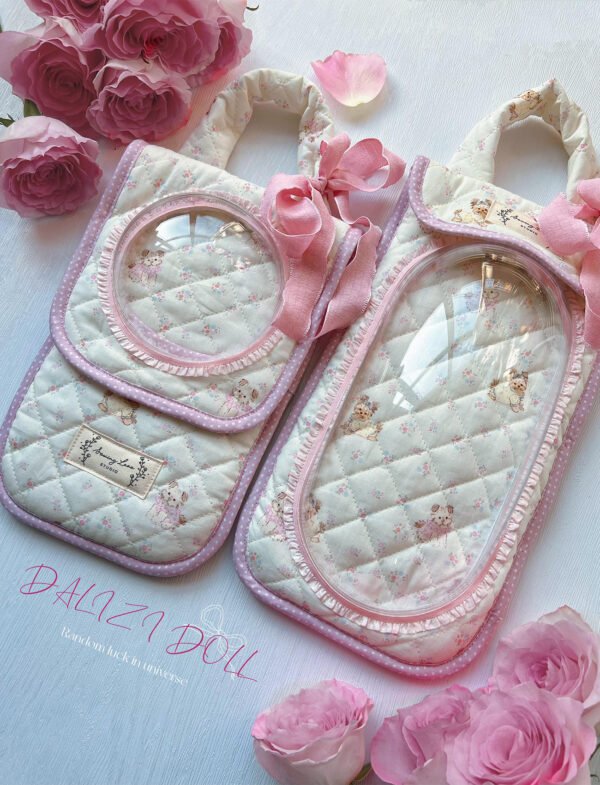 “The Classic Pink Puppy”Artisan Soft Toast Carrier