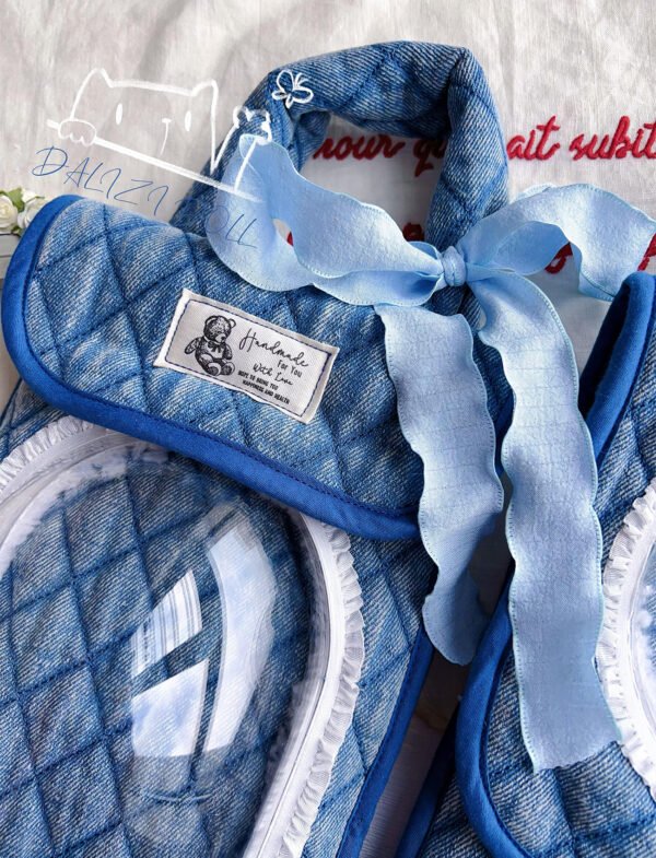 7-1 "The Quilted Pattern Denim“Artisan Soft Toast Carrier