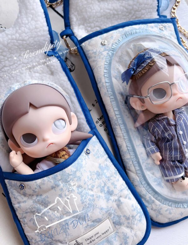 7 "The Blue Baikal" Floral Artisan Toast Carrier