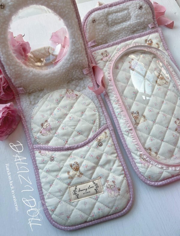 “The Classic Pink Puppy”Artisan Soft Toast Carrier