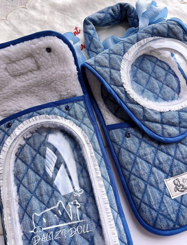 8-1 "The Quilted Pattern Denim“Artisan Soft Toast Carrier