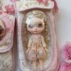 Blythe2-1 “Classic Pink Puppy”Artisan Soft Toast Blythe Carrier