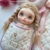 Blythe4-1 “Classic Pink Puppy”Artisan Soft Toast Blythe Carrier